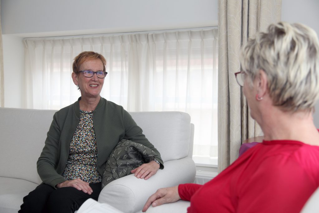 in gesprek